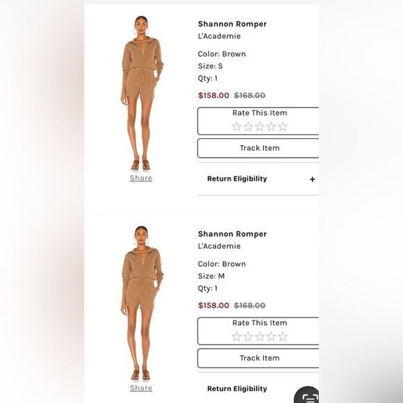 L'Academie Knit Romper NWOT - Picture 5 of 5